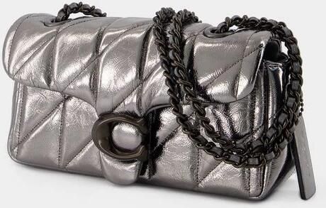 Coach Crossbody bags Quilted Metallic Tabby Shoulder Bag 20 With Chain in zilver - Foto 4