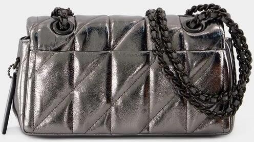 Coach Crossbody bags Quilted Metallic Tabby Shoulder Bag 20 With Chain in zilver - Foto 3