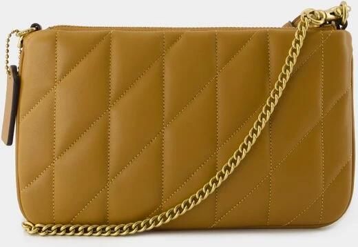 Coach Hobo bags Pouch Crossbody Leather Brown in bruin - Foto 3