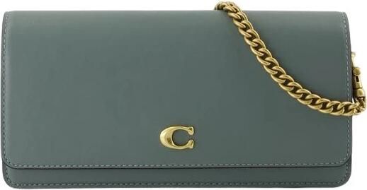 Coach Hobo bags Essential Long Crossbody Leather Green in groen