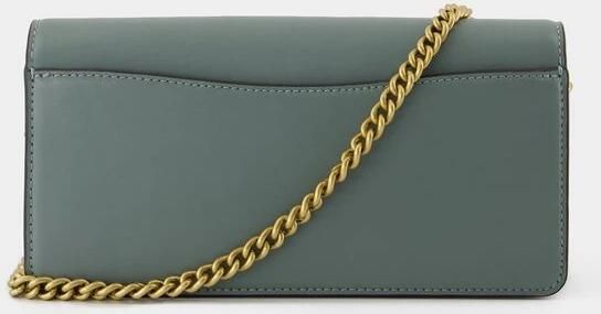 Coach Hobo bags Essential Long Crossbody Leather Green in groen - Foto 4