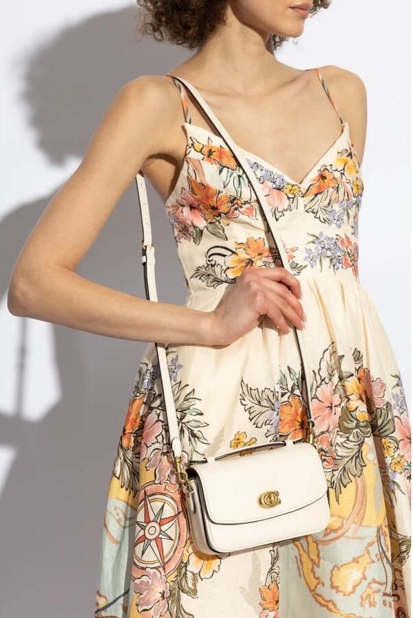 Coach Crossbody bags Refined Pebble Leather Cassie Crossbody 17 in crème - Foto 8