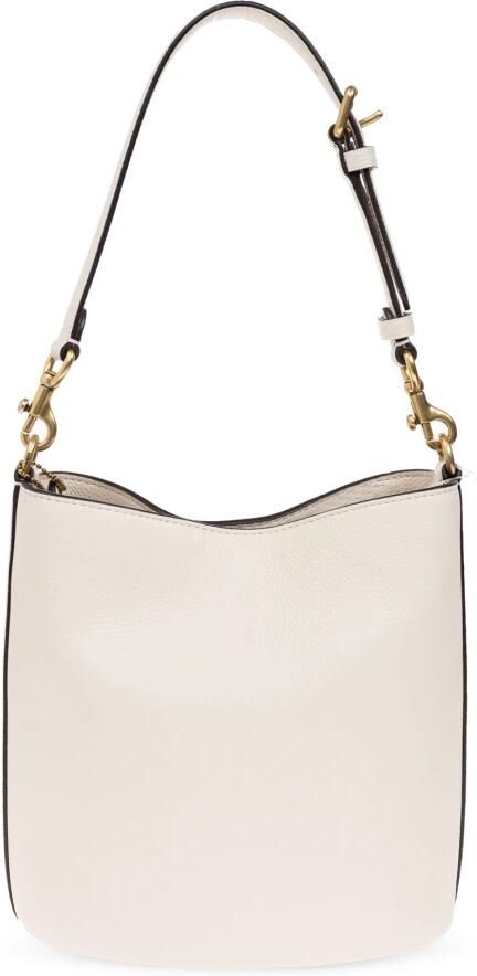 Coach Shoppers Polished Pebble Soft Willow 19 in crème - Foto 9