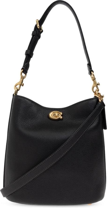 Coach Shoppers Polished Pebble Soft Willow 19 in zwart - Foto 7