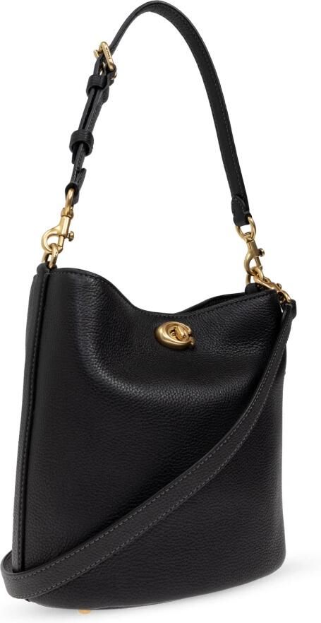 Coach Shoppers Polished Pebble Soft Willow 19 in zwart - Foto 9