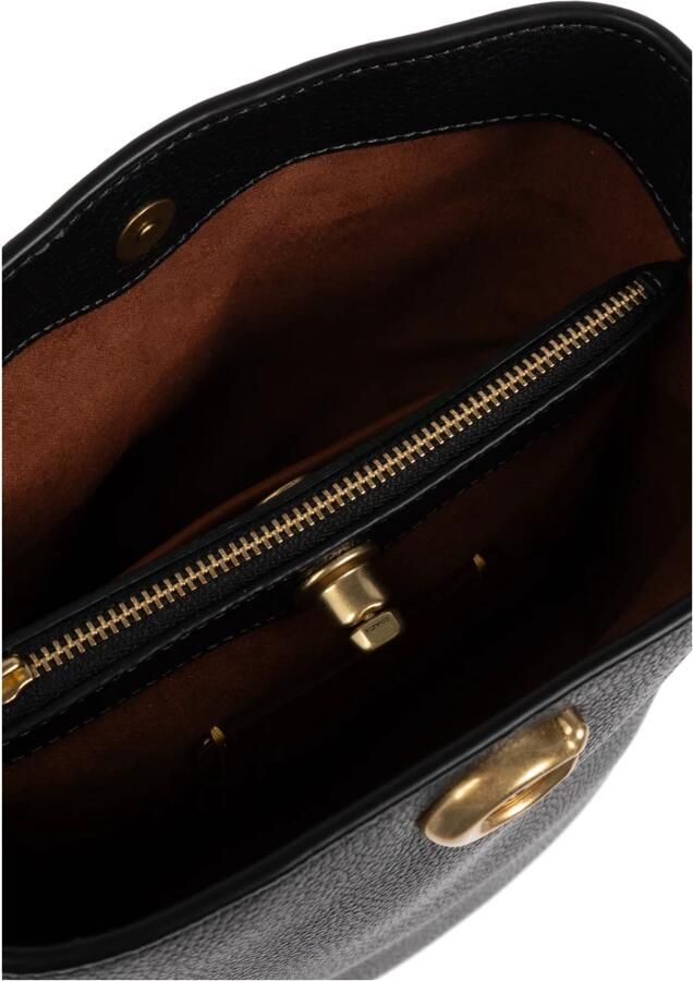 Coach Shoppers Polished Pebble Soft Willow 19 in zwart - Foto 5