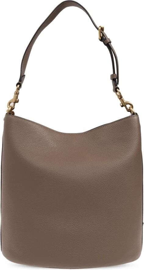 Coach Shoppers Polished Pebble Soft Willow B in bruin - Foto 10