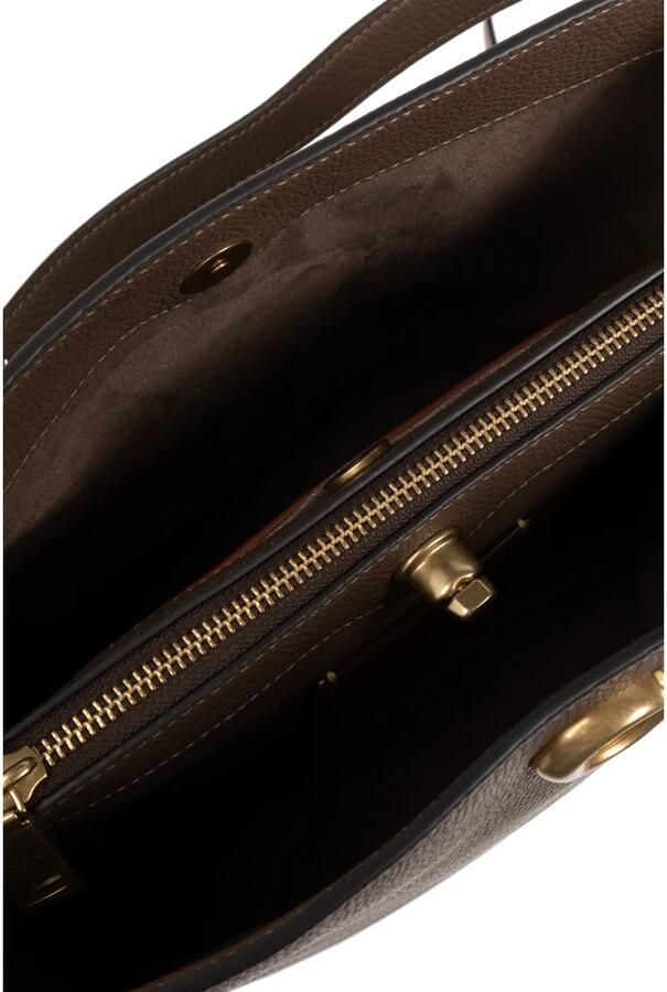 Coach Shoppers Polished Pebble Soft Willow B in bruin - Foto 7