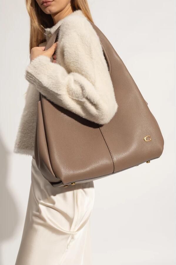 Coach Crossbody bags Polished Pebble Leather Lana Shoulder Bag in taupe - Foto 6