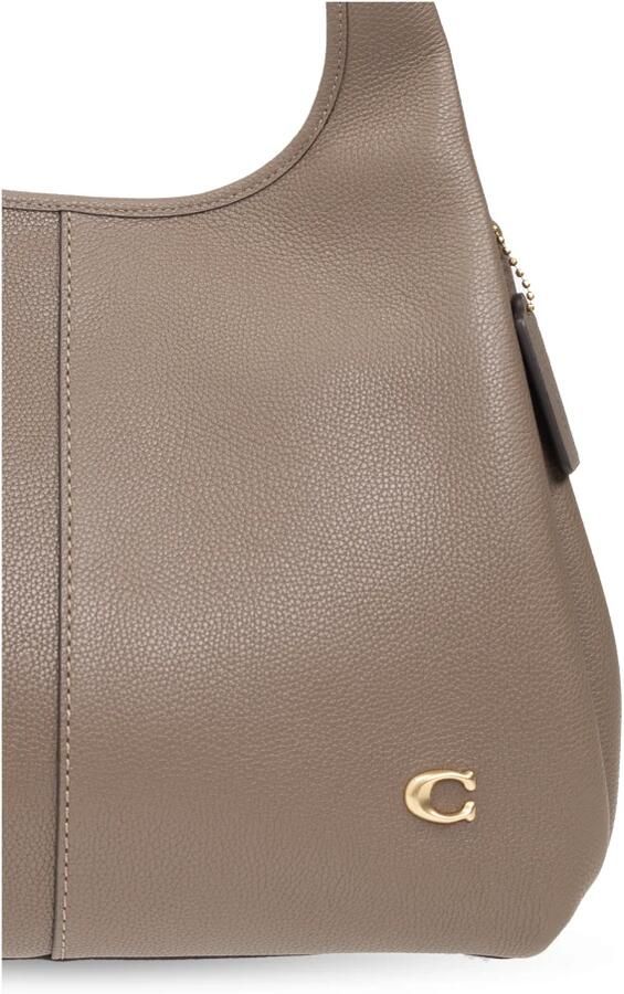 Coach Crossbody bags Polished Pebble Leather Lana Shoulder Bag in taupe - Foto 9