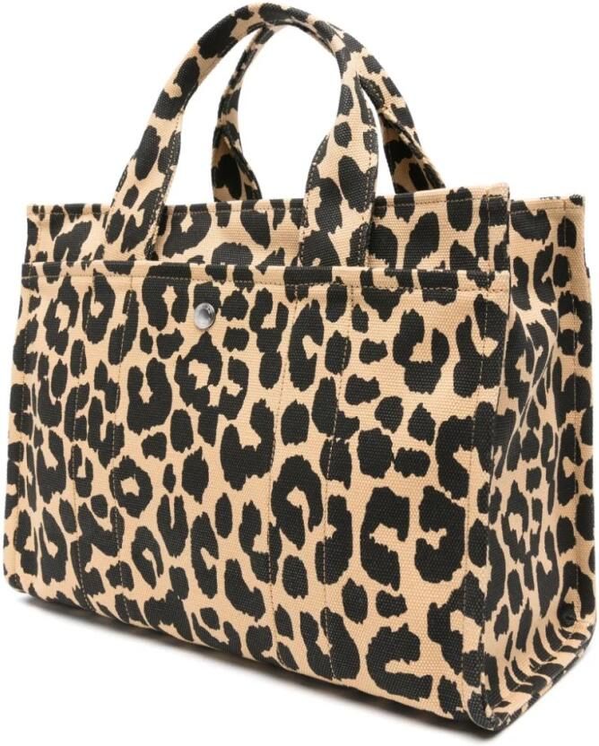 Coach Stijlvolle Animal Print Schoudertas Brown Dames - Foto 11