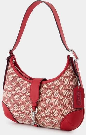 Coach Crossbody bags Signature Jacquard Hampton in roze - Foto 10