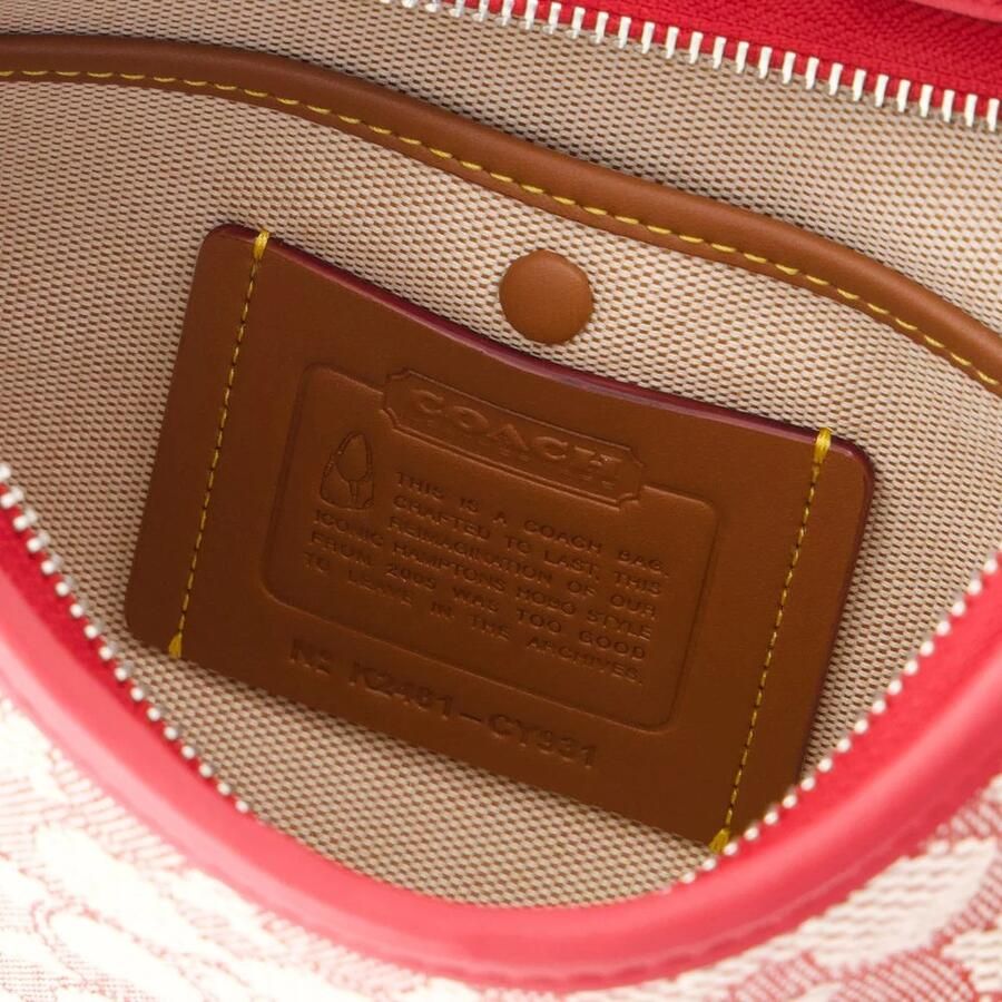 Coach Crossbody bags Signature Jacquard Hampton in roze - Foto 2