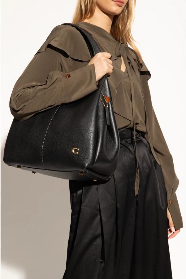 Coach Crossbody bags Polished Pebble Leather Lana Shoulder Bag in zwart - Foto 7