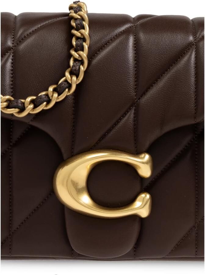 Coach Crossbody bags Quilted Tabby Shoulder Bag 26 With Chain in bruin - Foto 4