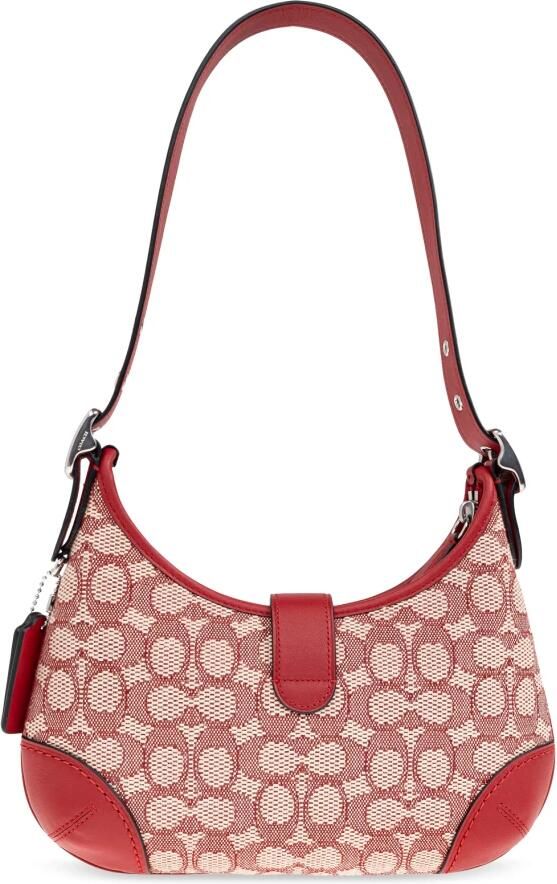 Coach Crossbody bags Signature Jacquard Hampton in roze - Foto 6