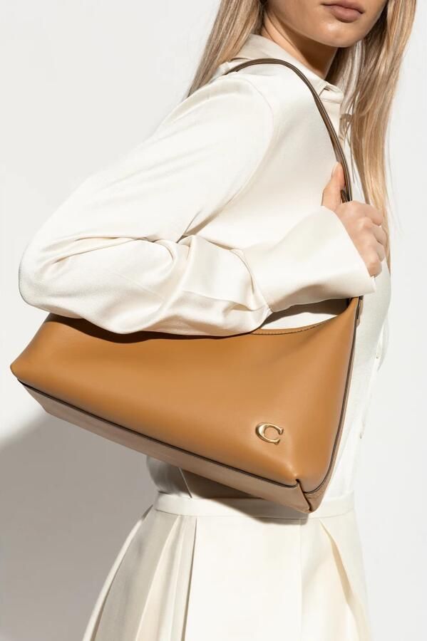 Coach Crossbody bags Glovetanned Juliet Shoulderbag in bruin - Foto 4