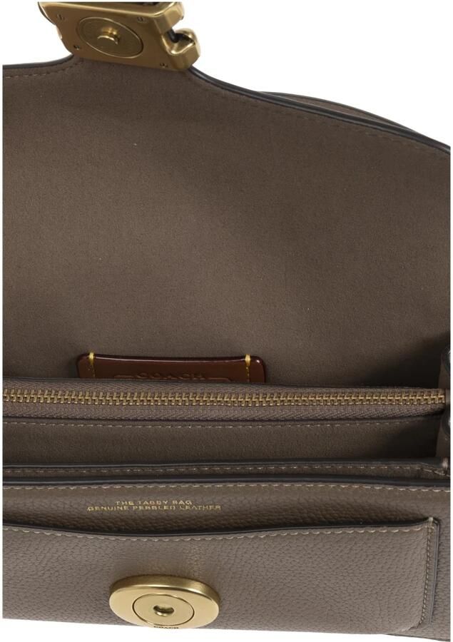Coach Crossbody bags Polished Pebble Leather Tabby Shoulder Bag 20 Refr in bruin - Foto 10