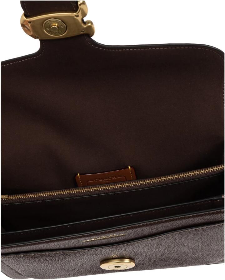 Coach Crossbody bags Polished Pebble Leather Tabby Shoulder Bag 26 Refr in bruin