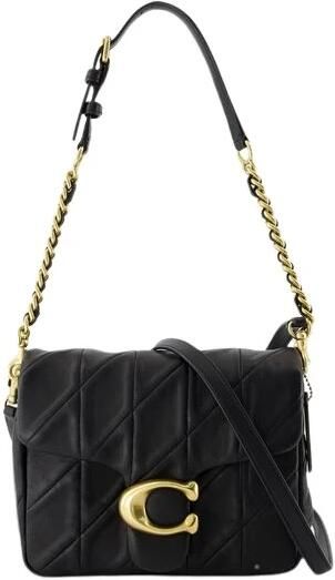 Coach Crossbody bags Quilted Washed Leather Times Square Tabby Shoulder in zwart