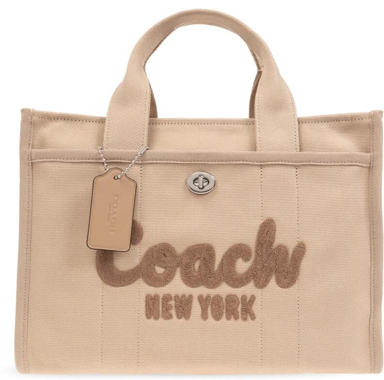 Coach Beige Cargo Tote Handtas Beige Dames - Foto 7