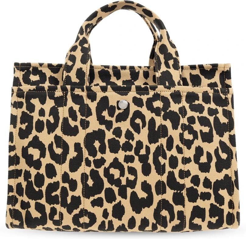 Coach Stijlvolle Animal Print Schoudertas Brown Dames - Foto 5