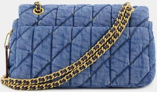 Coach Crossbody bags Qlt Dnm Tabby Sb 26;Brass Ind in blauw - Foto 9