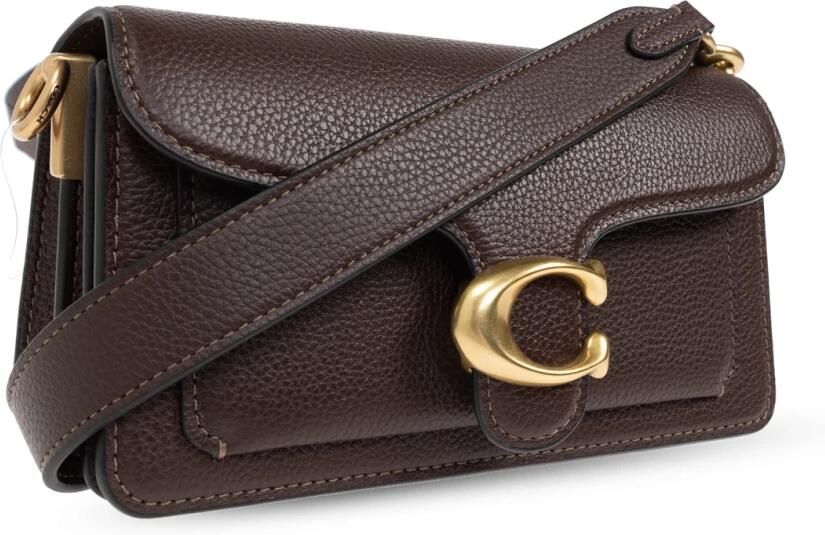 Coach Crossbody bags Polished Pebble Leather Tabby Shoulder Bag 20 Refr in bruin - Foto 9