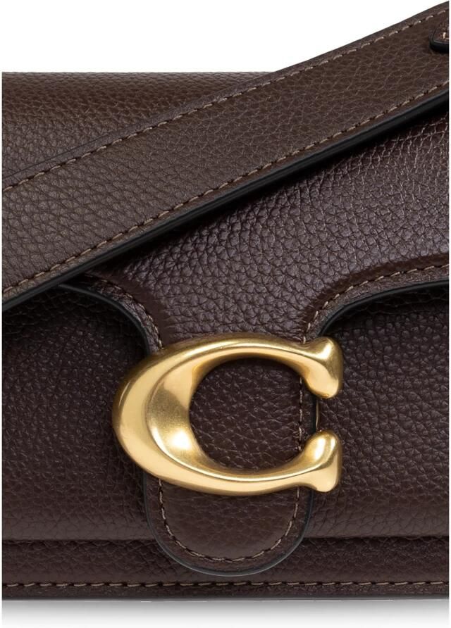 Coach Crossbody bags Polished Pebble Leather Tabby Shoulder Bag 20 Refr in bruin - Foto 7