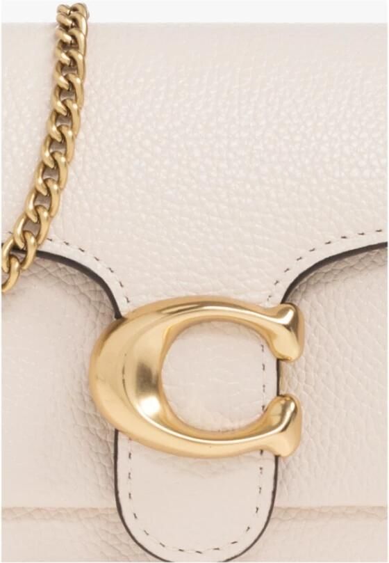 Coach Clutches Polished Pebble Leather Tabby Chain Clutch in beige - Foto 8