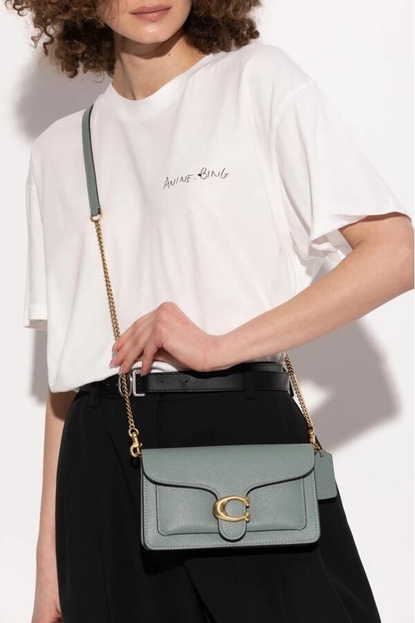 Coach Hobo bags Tabby Crossbody Leather Green in groen - Foto 4