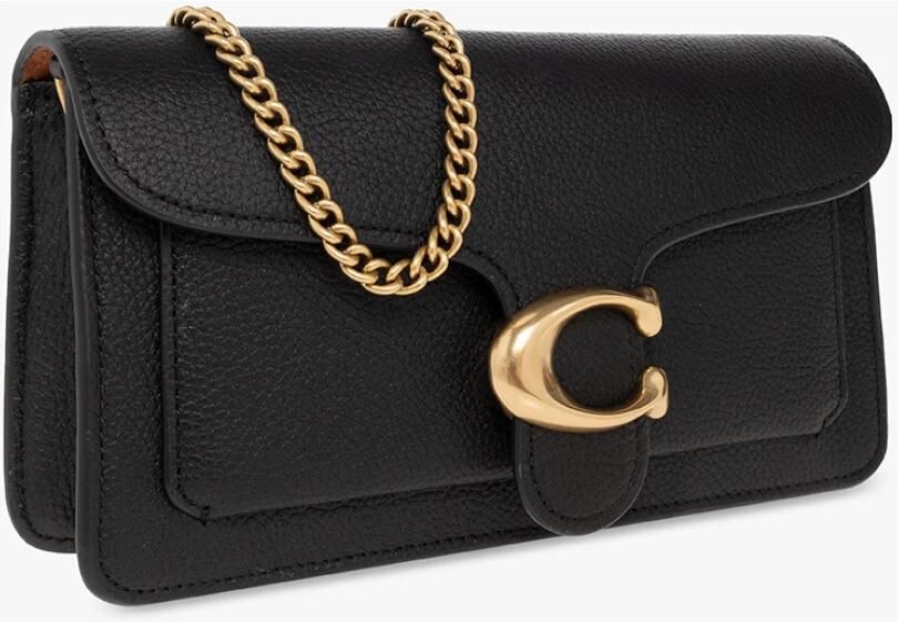 Coach Crossbody bags Polished Pebble Leather Tabby Chain Clutch in zwart - Foto 12
