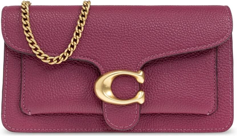 Coach Hobo bags Tabby Crossbody Leather Pink in roze