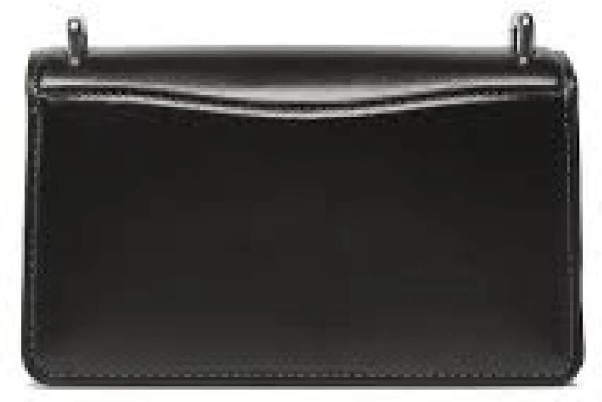 Coach Zwarte Leren Crossbody Tas met Drukknoopsluiting Black Dames - Foto 3