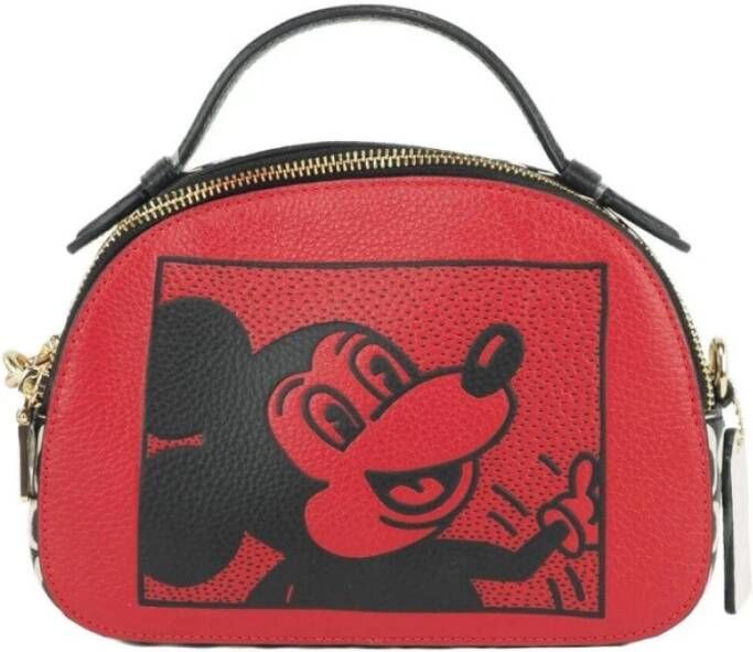 Coach Mikkey Mouse X Keith Haring Serena Satchel Red Dames