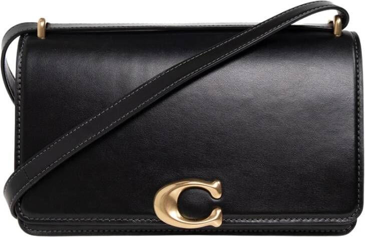Coach Crossbody bags Luxe Refined Calf Leather Bandit Shoulder Bag in zwart