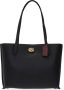 Coach Totes Polished Pebble Leather Willow Tote in zwart - Thumbnail 1