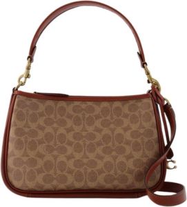 Coach Hobo bags Coated Canvas Signature Cary Crossbody in brown
