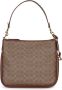Coach Satchels Coated Canvas Signature Cary Shoulder Bag in bruin - Thumbnail 1