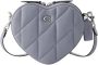 Coach Satchels Quilted Leather Heart Crossbody in blauw - Thumbnail 4