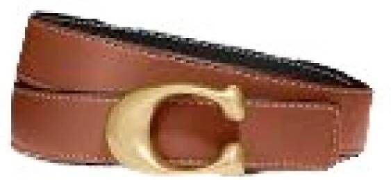 Coach Omkeerbare Leren Riem Meerkleurig Unisex