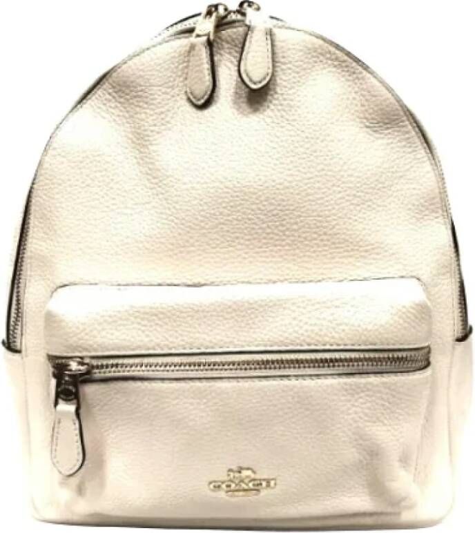 Coach Pre-owned Canvas backpacks White Dames