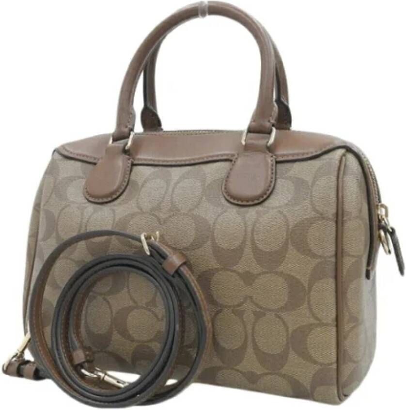 Coach Pre-owned Canvas handbags Bruin Dames