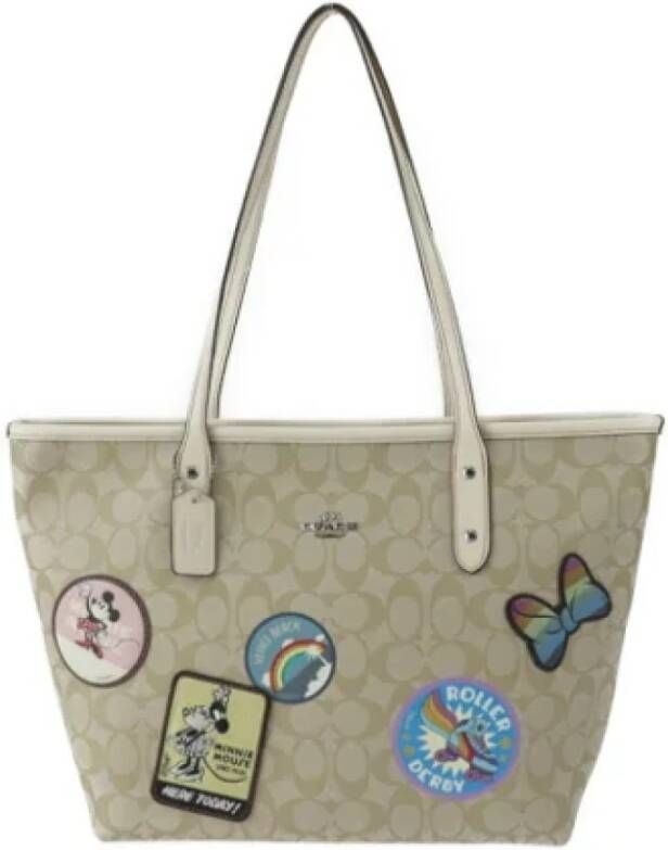 Coach Pre-owned Canvas totes Beige Dames