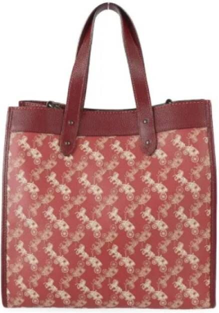 Coach Pre-owned Canvas totes Rood Dames