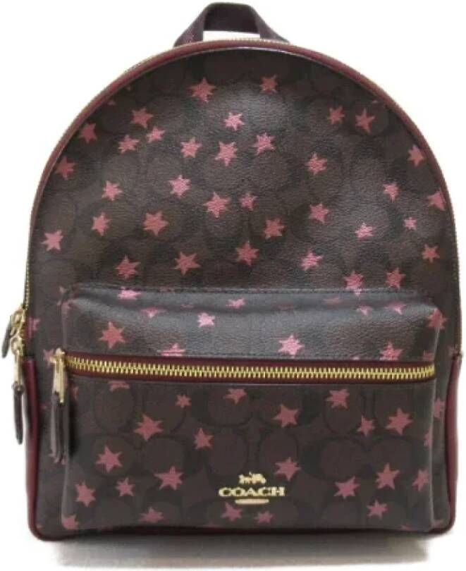 Coach Pre-owned Coated canvas backpacks Bruin Dames
