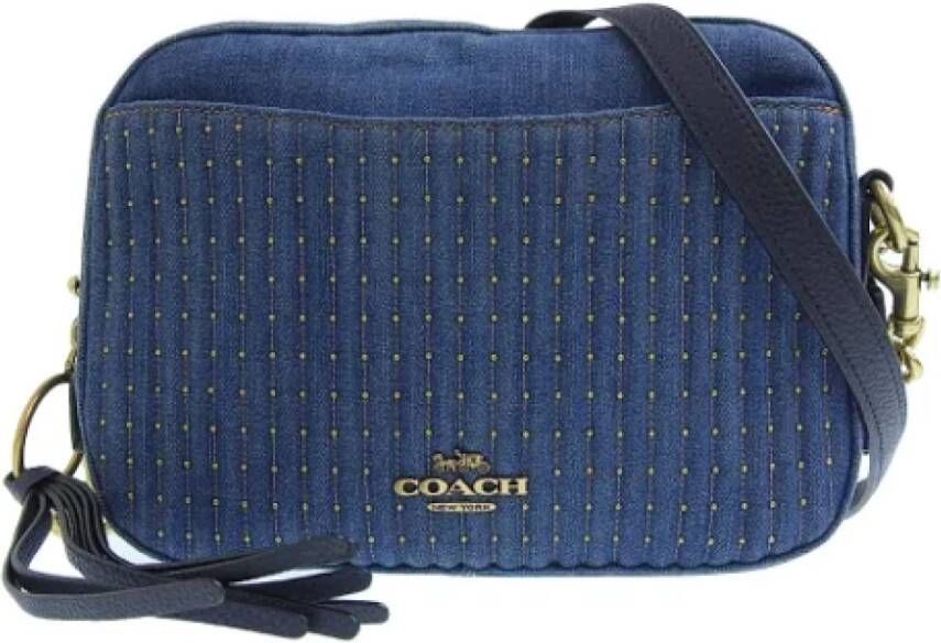 Coach Pre-owned Denim shoulder-bags Blauw Dames