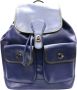 Coach Pre-owned Leather backpacks Blauw Dames - Thumbnail 1