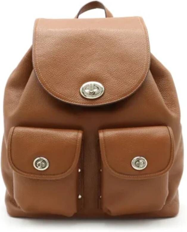 Coach Pre-owned Leather backpacks Bruin Dames