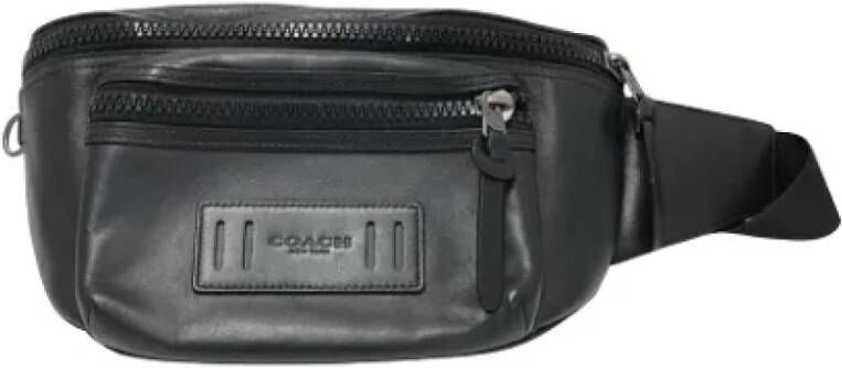 Coach Pre-owned Leather crossbody-bags Zwart Dames